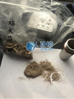 多樣品組織研磨儀進(jìn)行雞矢藤實驗研磨前